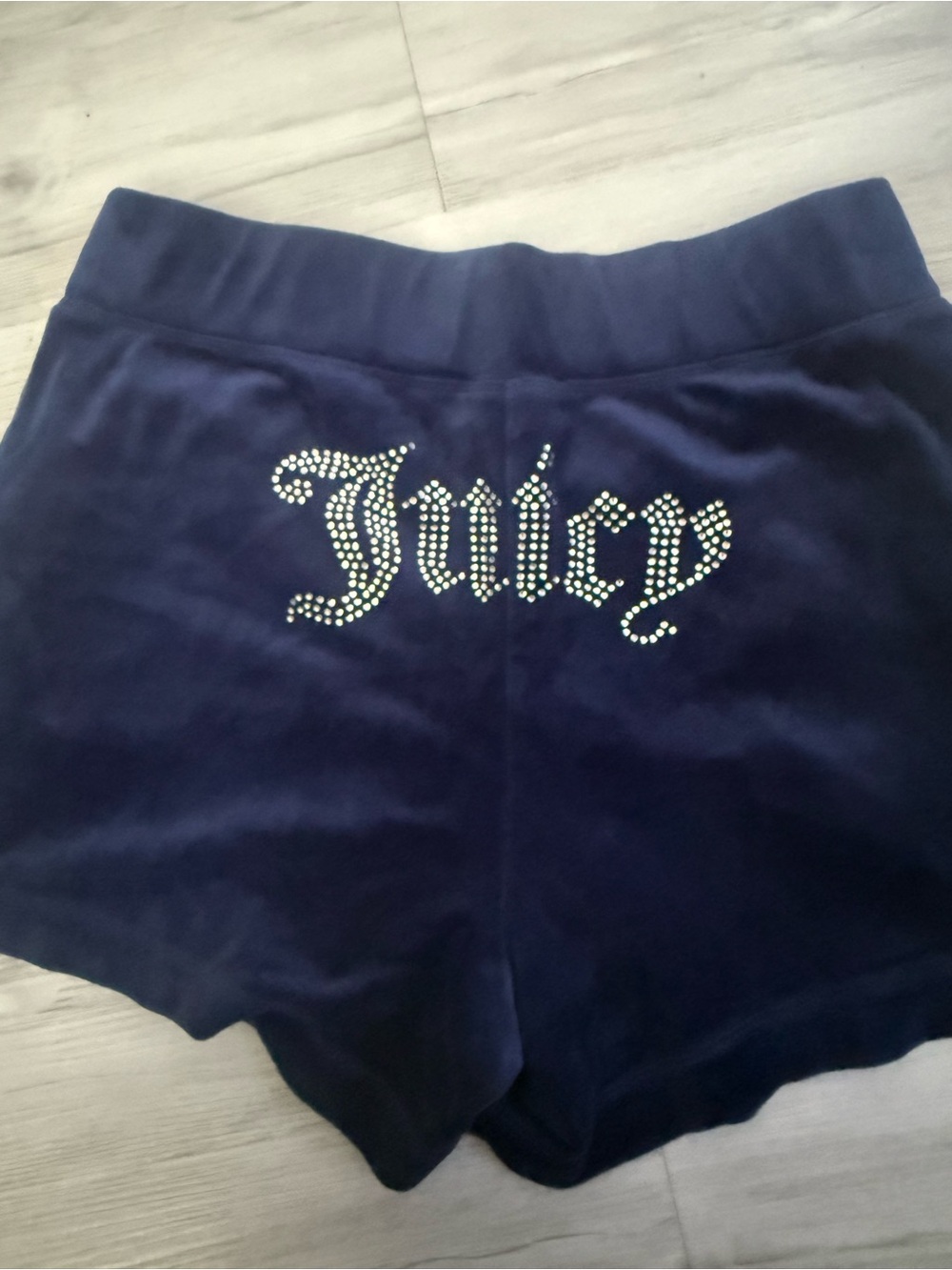 Juicy Couture Navy Blue Hoodie And Shorts - Picture 5 of 5